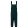 thumbnail image 4 of SDNall Jumpsuits for Women Casual Casual Pocket Romper Long Playsuit Strap Button Loose Jumpsuit Womens Romper Sizes:S-5XL, 4 of 9