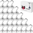 thumbnail image 3 of LOVIMAG Ganchos magnéticos fuertes, imanes de tierras raras de 25 libras, resistentes con gancho para refrigerador, fuerte gancho de crucero para colgar, imanes de techo para colgar, parrilla y cocina, 3 of 4