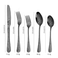 thumbnail image 2 of Juego De Cubiertos De Navidad Juego De Cubiertos De Carne De Acero Inoxidable Tenedores Cucharas Juego De Vajilla Familiar Juego De Cubiertos Para Fiesta De Navidad Regalo Exquisito 5 Unids Yuarrent HA046259-01, 2 of 6