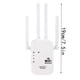 thumbnail image 3 of WiFi Extender Signal Amplifier, Repeater/Router/AP, 4 Antennas 360° Coverage Large, 2 LAN Ports, Home,WiFi Booster, White, 3 of 9