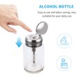thumbnail image 2 of SOPOTUTU Push Down Bottle Glass Pump Dispenser Bottle Transparent 1Pack, 2 of 6
