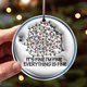 thumbnail image 1 of Teissuly Christmas Personalized Circular And Interesting Christmas Tree Decorations, Friendship Decorations Teissuly WER202311273781, 1 of 6