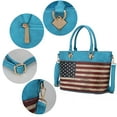 thumbnail image 5 of MKF Collection Lilian Vegan Leather Women's Flag Tote by Mia K. - Tan, 5 of 10