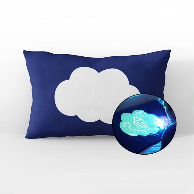 Funda de almohada Illuminated Apparel Glow Sketch Interactive