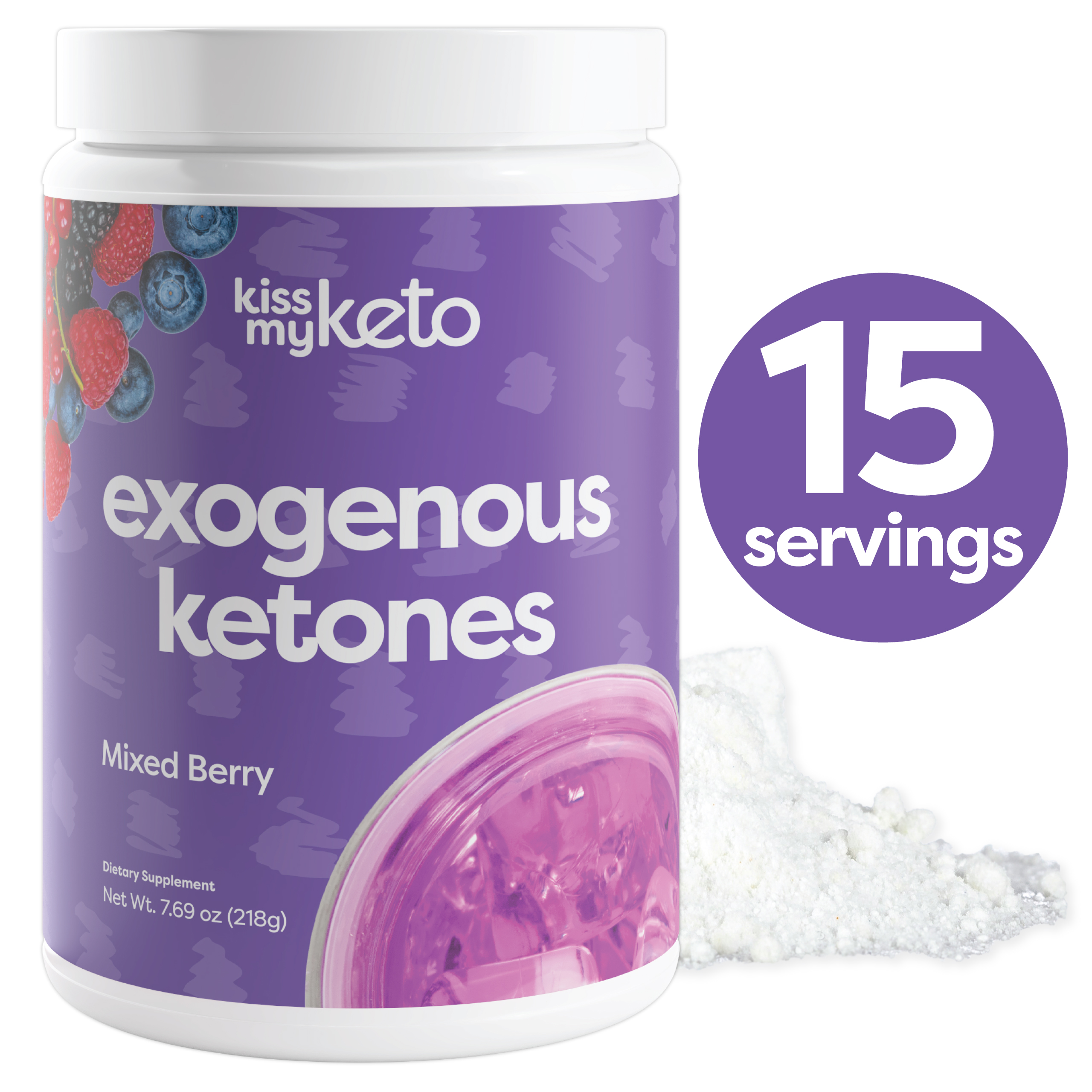 Kiss My Keto Base Exogenous Ketones Supplement GoBHB Keto Powder