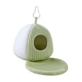thumbnail image 1 of Nido para jaula de pájaros, nido para cama de pájaros, fácil instalación, práctico cobertizo para hamaca colgante, accesorios para invierno, gris 17 cm x 17 cm x 17 cm, 1 of 8