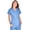 Ceil Blue, variant on Women's 4-Way Stretch V-Neck 3 Pocket Scrub Top