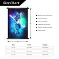 thumbnail image 3 of Lucario Poster Plastic Shaft Wall Hanging Banner Painting Canvas Artwork Wall Art Scroll Hanger Decor For Home Office 16"X24", 3 of 7