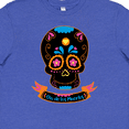 thumbnail image 4 of Inktastic Day Of The Dead Skull BLK Youth T-Shirt, 4 of 5