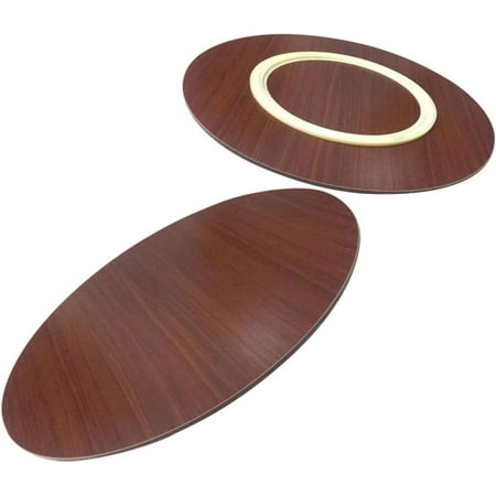 

bafwm 20/24/28in Home Dining Turntable Lazy Susan Wooden Turntable Rotating Serving Tray Kitchen Swivel Plate Dining Table Organizer Tray Easy To Share Food Smooth Rotation (Color