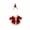 White, variant on Christmas Goose Outfit for 23 in Statue – Holiday Garden Costume with Hat, Polyester Yard Goose Clothes for Patio or Lawn Decor