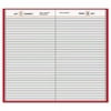 Ataglance SD37613 Standard Diary Recycled Daily Diary, Red, 7 11/16" x 12 1/8"