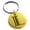 Gold, variant on Stainless Steel Letter L Initial Metro Retro Monogram Engraved Small Medallion Circle Charm Keychain Keyring
