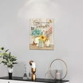 thumbnail image 6 of Farmhouse Sunflower Bathroom Decor Wall Art Rustic Flower Butterfly Floral Pictures Wall Decor Country Canvas Painting Prints Artwork Home Decorations Framed for Bedroom Kitchen Living Room 12"x16", 6 of 6