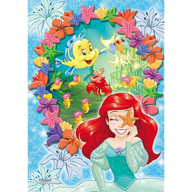 Taladro diamante pintura (DB1505) redondo 5D cola de pez princesa DIY imagen Kit completo 45x60cm FLhrweasw Nuevo
