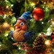 thumbnail image 1 of Cute Rooster Car Pendant Home Tree Decoration Christmas Tree Ornament Home Decor, 1 of 5