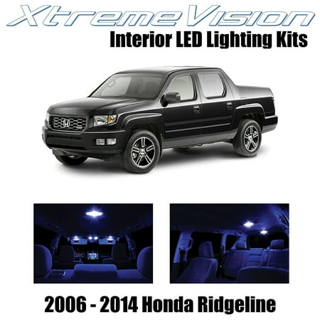 Red Interior Led Package - XtremeVision LED for Honda Ridgeline 2006-2014 (18 Pieces) Blue Premium Interior LED Kit Package + Installation Tool