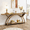 Wood, variant on Tribesigns Console Table with Storage Shelf, 70.87" Sofa Table Behind Couch, 2-Tier Rustic Entryway Table with Half Moon Frame for Hallway (Brown & Black)