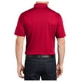 thumbnail image 2 of Yellow Rooster Men's Polyester Micropique Sport-Wick Polo Shirt Deep Red XL, 2 of 7