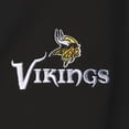 thumbnail image 3 of Men's Dunbrooke Black Minnesota Vikings Sonoma Softshell Full-Zip Jacket, 3 of 4