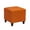 Orange, variant on Adeco  Simple British Style Passionate Cube Ottoman Footstool Orange Standard Ottoman