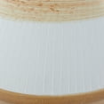 thumbnail image 3 of DecMode 10" Handmade Brown Ceramic Vase with Terracotta Accents, 3 of 9