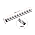 thumbnail image 2 of Uxcell 304 Stainless Steel Round Tubing Seamless Straight Tube 7mm x 0.4mm x 250mm, 2 of 5