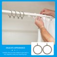 thumbnail image 3 of 20pcs Metal Curtain Rings with Eyelet Curtain Pole Rings Curtain Rod Hanging Rings, 3 of 8