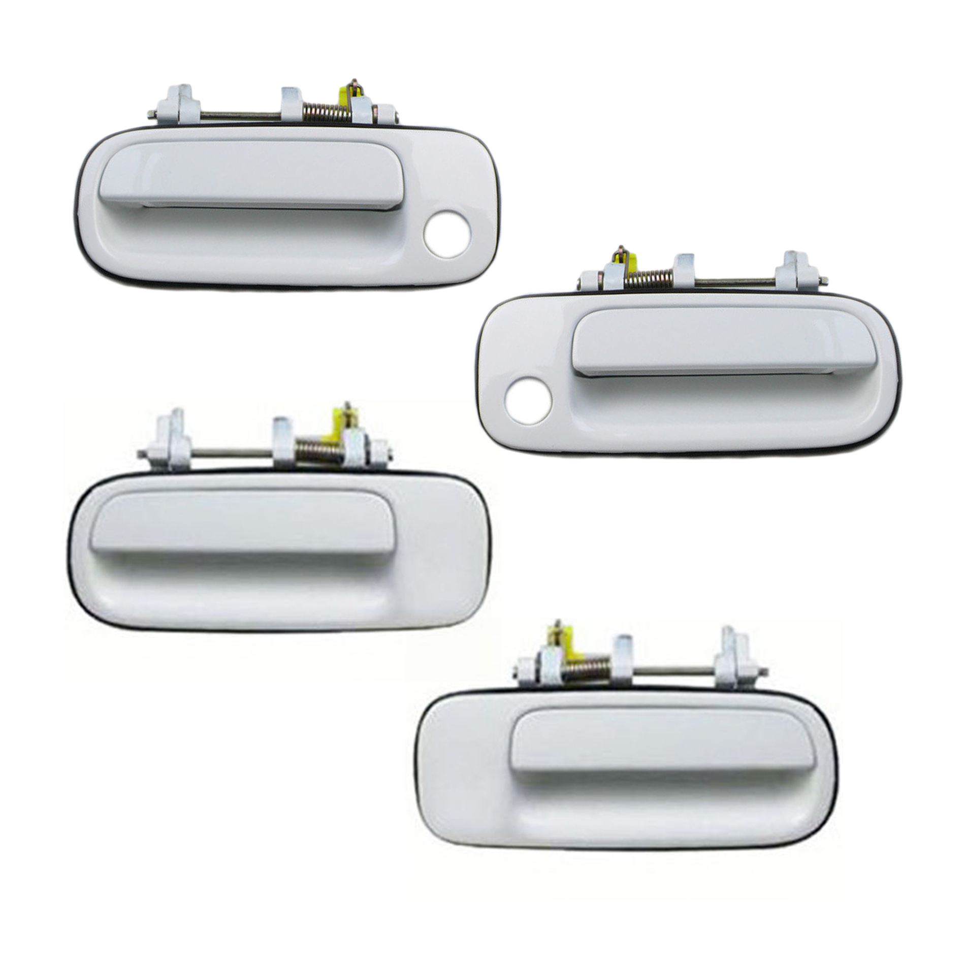 Exterior Outside Door Handle Rear Left For 1992-1996 Toyota Camry White 040