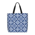 thumbnail image 1 of Easygdp Stylized Flowers Vintage Boho Bolsa Tote para Mujer, Bolso de Hombro para Trabajo, Playa, Viajes, Compras y Supermercado, 1 of 7