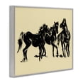thumbnail image 3 of Stupell Industries Horses in Motion Study Gray Framed Giclee Art design by Victoria Barnes, 11 x 14, 3 of 8