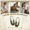thumbnail image 7 of Daiia Gold Spider On The Web Print Women’s Fuzzy Slippers Memory Foam Lightweight House Shoes Cozy Loafer Flannel House Shoes-40/41, 7 of 7