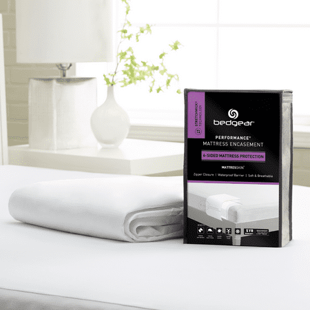 Bedgear - MattresSkin® Encasement, Mattress Cover- King - White