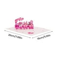 thumbnail image 2 of Minjewel 3D Greeting Cards for Wives and Girlfriends, Perfect Valentine's Day Anniversary Wedding Birthday Gift, Romantic Pop-Up Card Design,A, 2 of 6