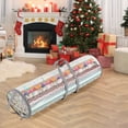 thumbnail image 2 of Msgweeeg Gift Wrap Storage Bag Large Capacity Wrapping Paper Organizer Roll Holder Container with Handles for Christmas Birthday Holiday Supplies and Craft Organization, 2 of 6