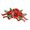 C, variant on Metal Red Flower Brooch, Commemorative Floral Lapel Pin, 1.50 Inch Memorial Scarf Bag Accent for Coats and Blazers