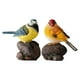 thumbnail image 1 of Figuras de pájaros de simulación, escultura de pájaros pequeños para gabinete de plantas, jardín y hogar 2 piezas kusrkot Mini estatua de pájaros, 1 of 8