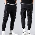 thumbnail image 3 of Men Cargo Tactical Pants Work Combat Multi-pockets Training Trousers Overalls, 3 of 4