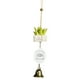thumbnail image 1 of Campana de Windchime con Ornamento Suculentas Feng Shui Simbolismo de Soledad Campana colgante de latón, 1 of 5