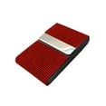 thumbnail image 1 of Tarjetero minimalista Yinane funda protectora monedero multifuncional con Bolsillo para tarjetas Rojo, 1 of 8