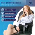 thumbnail image 4 of Thick Memory Foam Office Chair Arm Pads Set of 2 - Ergonomic Armrest Covers for Gaming and Computer Chairs, 4 of 5