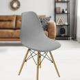 thumbnail image 4 of Funda para asiento de silla Macarena Sin brazos Gris claro, 4 of 8