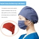 thumbnail image 4 of Guardurnaity Gorros de turbante musulmán, diadema con botones, sombreros Hijabs, volantes islámicos, plisados, transpirables, envoltura para la Sombreros rojo naranja, 4 of 6