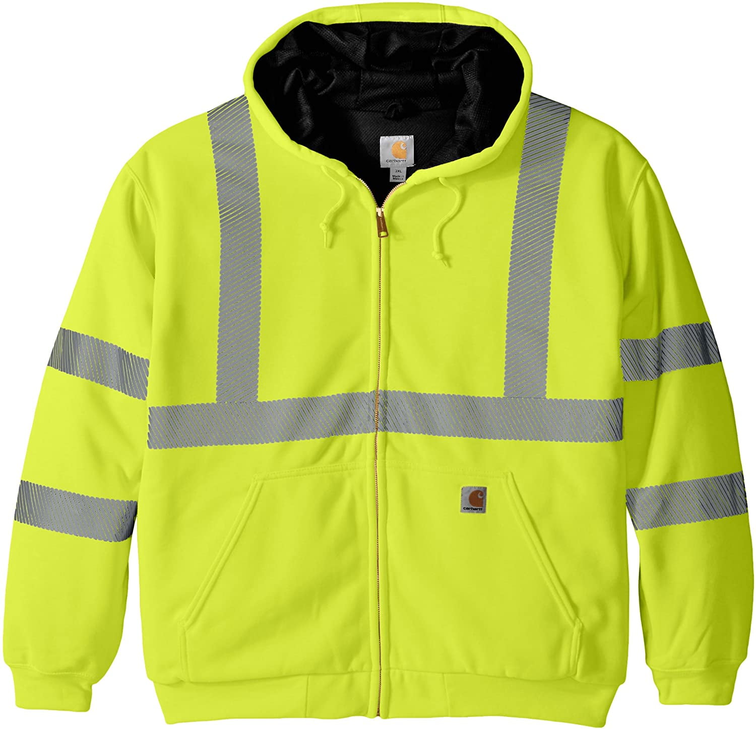 Carhartt Men's Big & Tall High Visibility Class 3 Thermal Sweatshirt,Brite Lime,Large Tall 