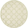 thumbnail image 2 of SAFAVIEH Cambridge Liz Geometric Wool Area Rug, Ivory/Light Green, 6' x 6' Round, 2 of 4