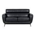 thumbnail image 1 of True Contemporary William Tufted Faux Leather Loveseat, 1 of 17