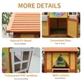 thumbnail image 6 of Uhomepro Outdoor Playhouse for Kids Ages 3-8, Wooden Playhouse with Working Door & Windows | Pretend Play House for Backyard, Garden & Yard, 6 of 8