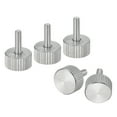 thumbnail image 1 of Unique Bargains Vis Moletées M3x10mm pour Pouce, Lot de 5 Boulons Plats à Tête Moletée en Acier Inoxydable 304, 1 of 5