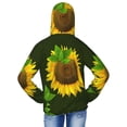 thumbnail image 4 of Cauagu Sunflower3 Print Sun Protection Jacket for Teen,Full-Zipper Long Sleeve Sun Shirts with Pockets UV Hoodie Shirts Outdoor Athletic Jacket-XX-Large, 4 of 7