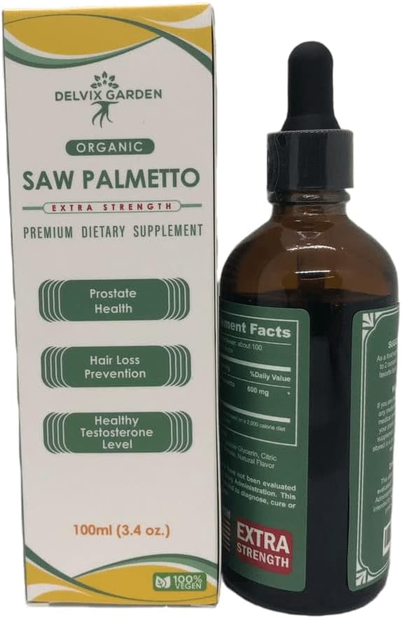 Delvix Garden Saw Palmetto Liquid Extract 100ml Bottle